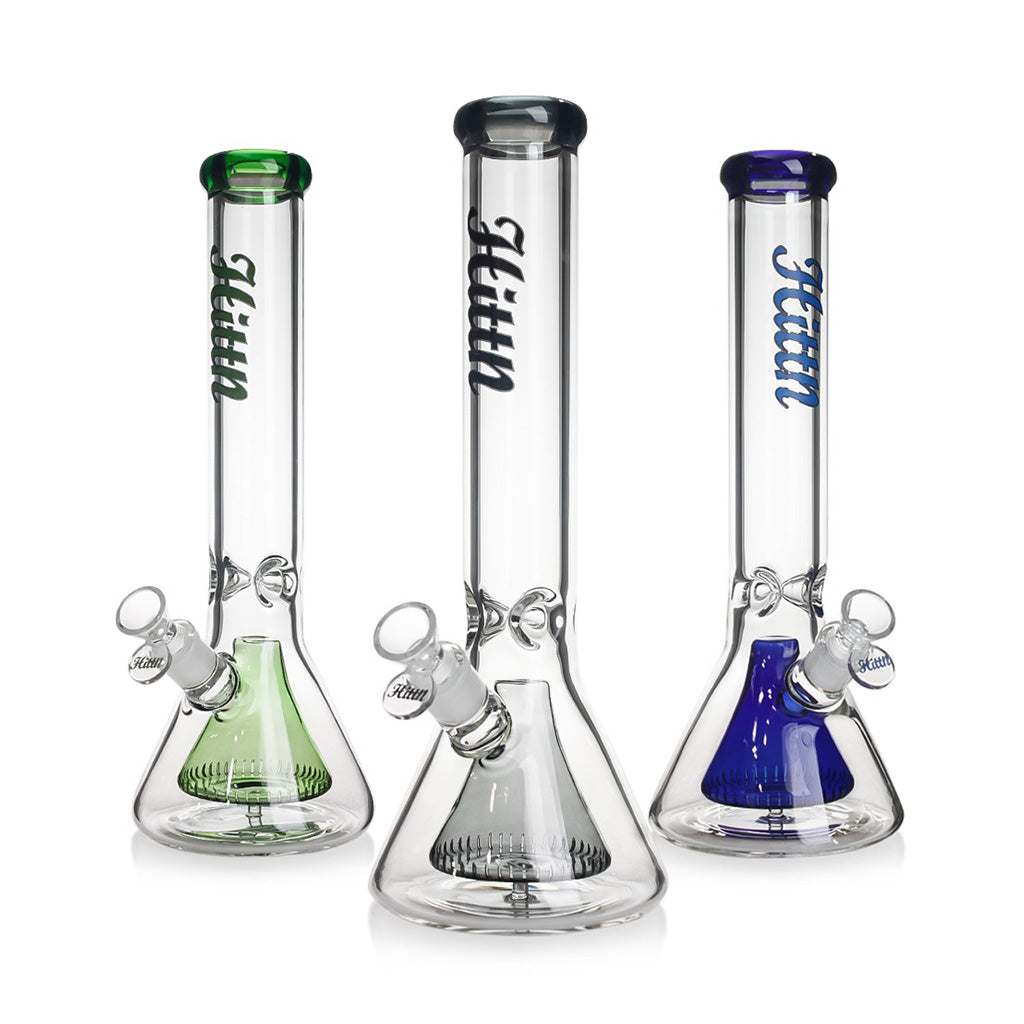 Hittn beaker bong with diffused downstem
