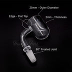 HONEY CYCLONE QUARTZ BANGER - 90° DEGREE | YL-CLOSEOUT
