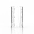 HOLLOW QUARTZ PILLARS WITH HOLES (2PK)