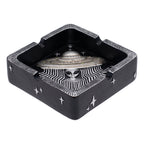 SILVER UFO ASHTRAY