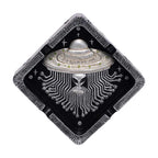 SILVER UFO ASHTRAY