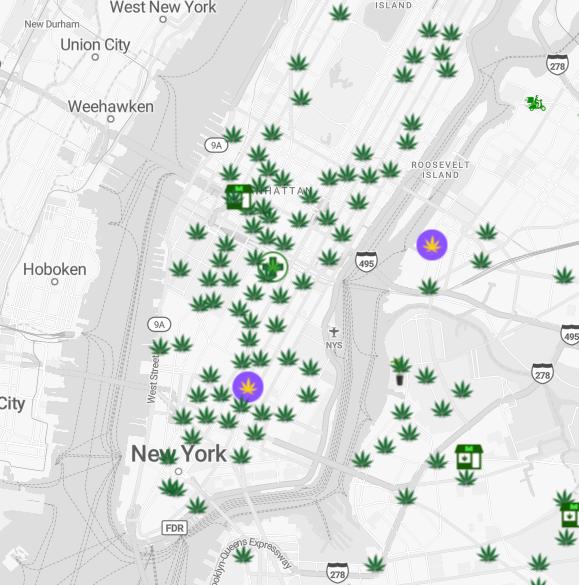 New York’s #1Cannabis Map