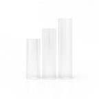 HOLLOW QUARTZ PILLARS (3PK)