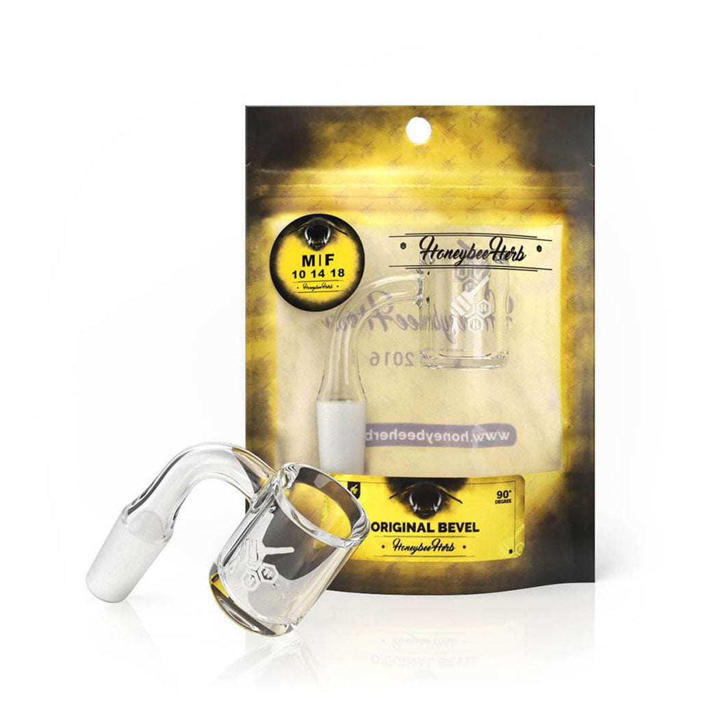 ORIGINAL BEVEL QUARTZ BANGER - 90° DEGREE | YL-CLOSEOUT