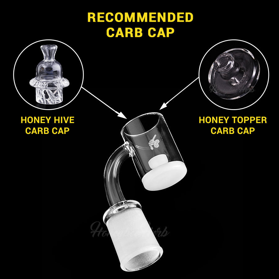 HONEY & MILK CORE REACTOR QUARTZ BANGER - 90° DEGREE | YL-CLOSEOUT