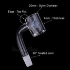 THICK ORIGINAL QUARTZ BANGER - 90° DEGREE | YL-CLOSEOUT