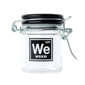 AIRTIGHT GLASS WEED PERIODIC SYMBOL STORAGE JAR