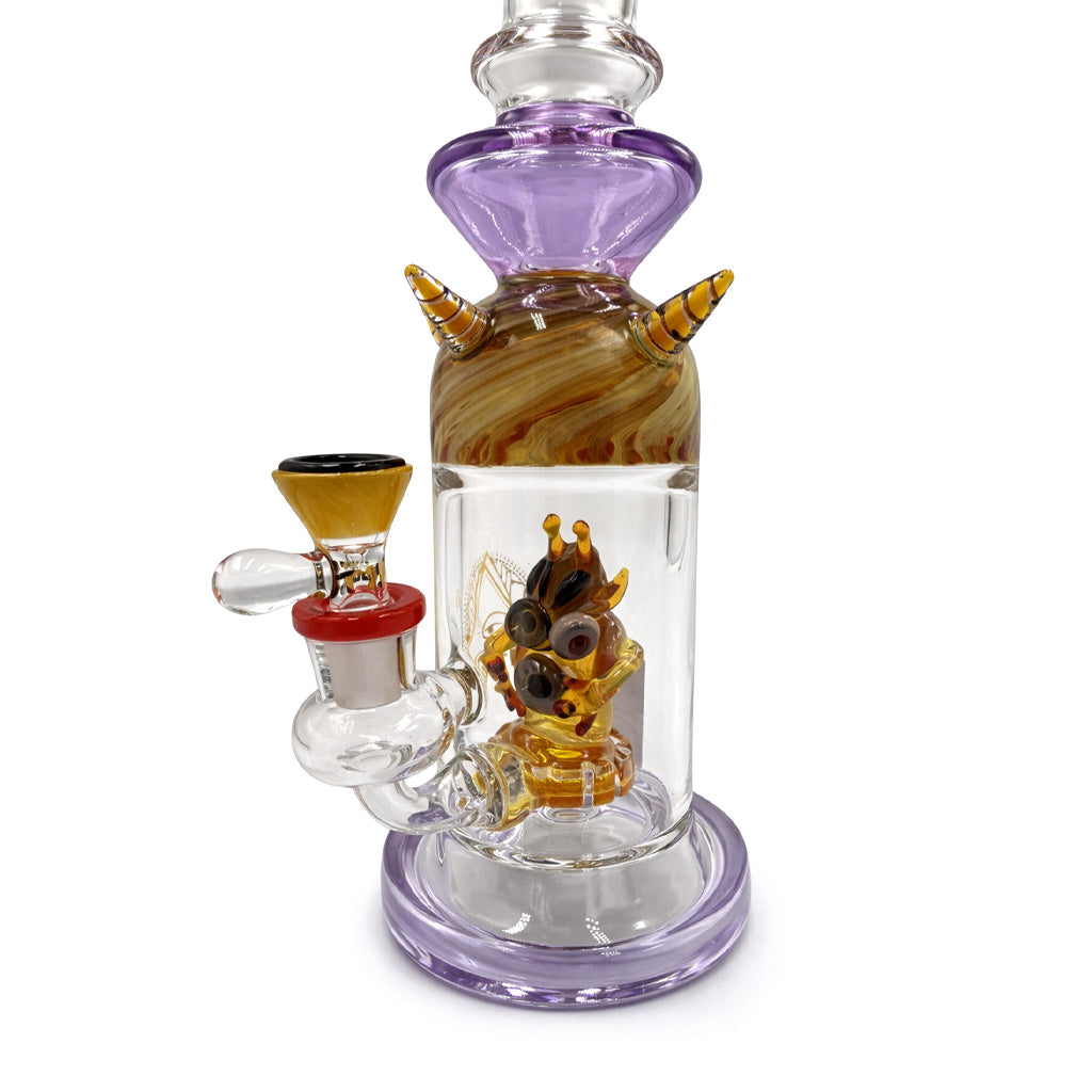 BIIGO BY LOOKAH 12 INCH POLY-HORNED SPECTACLE PERC RIG