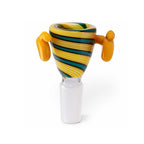 BOXING GOG GLASS FLOWER BOWL