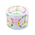 COLORFUL PSYCHEDELIC PEACE SYMBOL 4-PIECE GRINDER