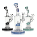 HITTN 8-ARM TREE PERC BENT NECK BONG