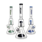 HITTN 8-ARM TREE & PYRAMID DOUBLE PERC BEAKER BONG