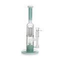 HITTN SHOWERHEAD 6-ARM TREE PERC STRAIGHT TUBE BONG