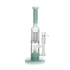 HITTN SHOWERHEAD 6-ARM TREE PERC STRAIGHT TUBE BONG