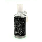 TRIBAL PRINT ASH CATCHER WITH SHOWERHEAD PERC 14MM MALE 45° ANGLE