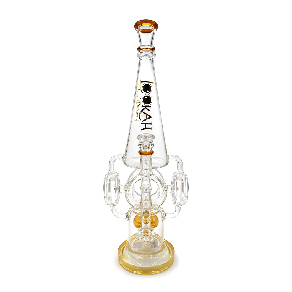 LOOKAH 15 INCH DOUBLE BARREL RECYCLER UFO RIG