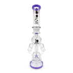 LOOKAH 20 INCH QUAD HONEYCOMB PERC RECYCLER RIG