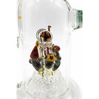 LOOKAH 8 INCH MINI CUTE CLOWN MUSHROOM GLASS RIG