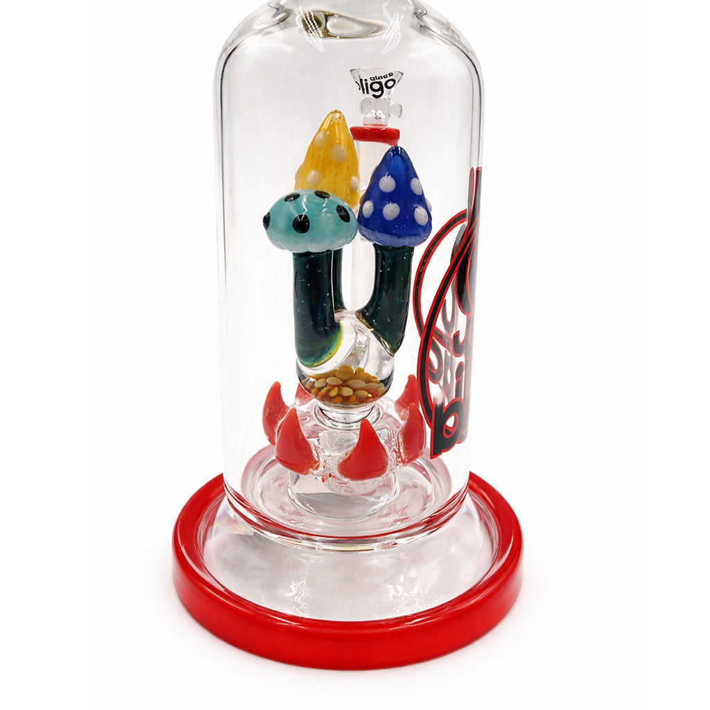 LOOKAH BIIGO SPIKED MUSHROOM PERC STRAIGHT DAB RIG