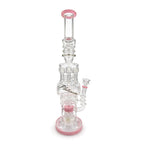LOOKAH PLATINUM 20 INCH DONUT RECYCLER RIG SPIRAL PERCS