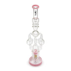 LOOKAH PLATINUM 20 INCH DONUT RECYCLER RIG SPIRAL PERCS