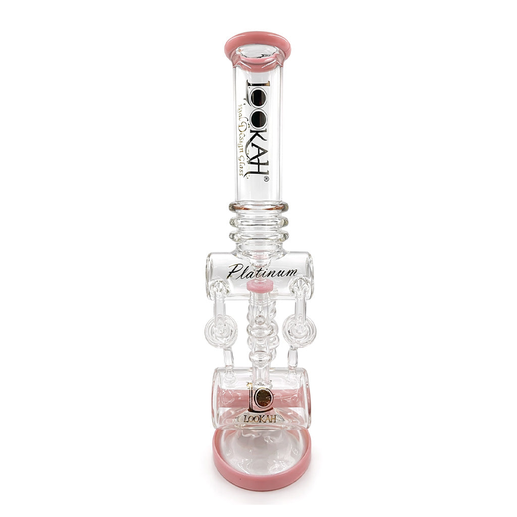 LOOKAH PLATINUM PRINCESS PINK RECYCLER DAB RIG