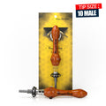 SPECKLED GLASS NECTAR COLLECTOR